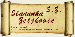 Sladunka Zeljković vizit kartica